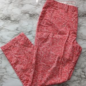 Men's Vineyard Vines Slim Fit Breaker Pants Cotton Fish Print